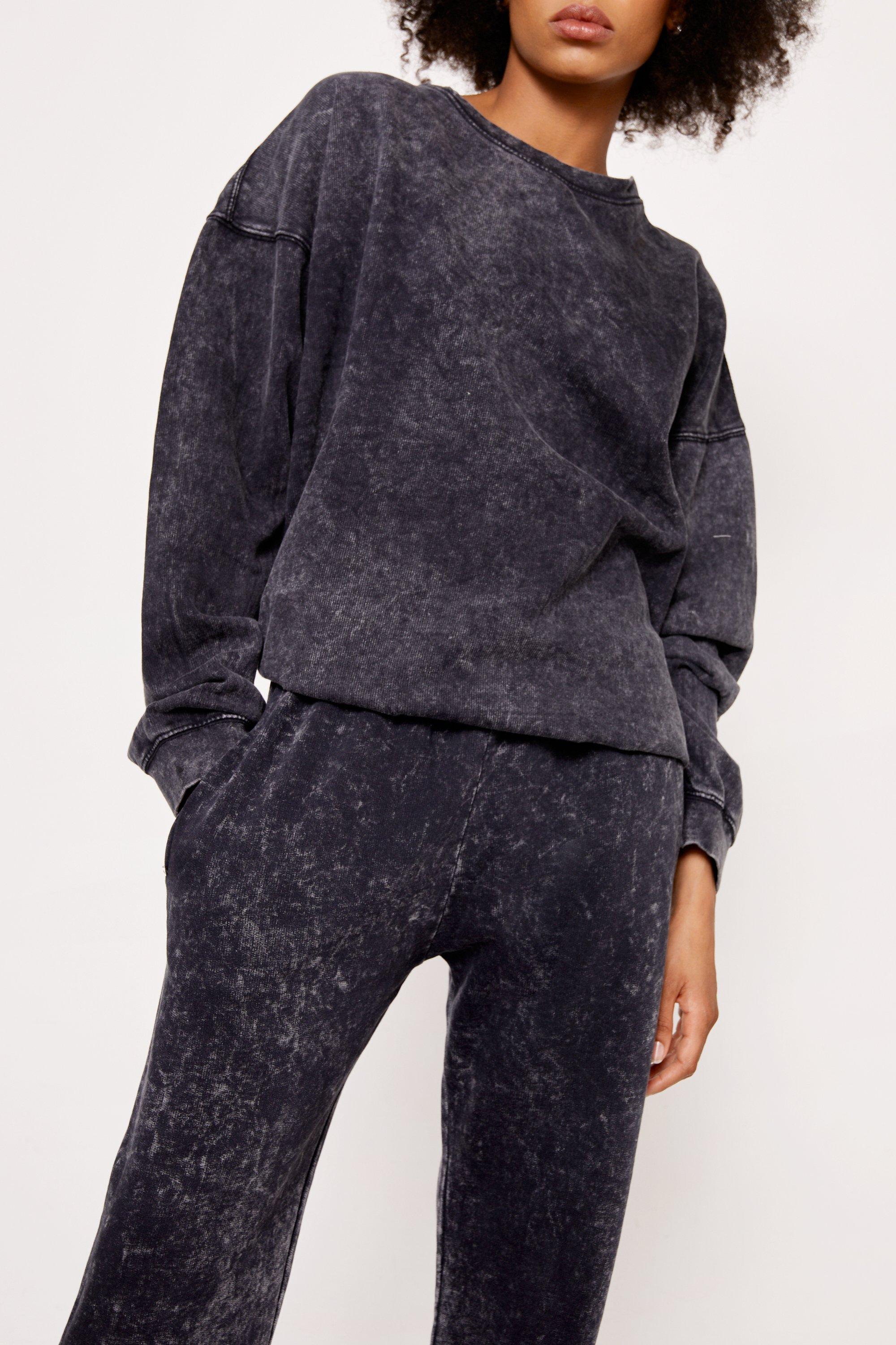 Acid Wash Two Piece Tracksuit Nasty Gal